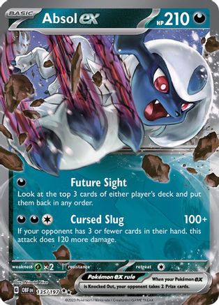 Image of Absol ex 135/197  - Holofoil SV03 Obsidian Flames - Double Rare
