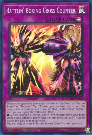 Image of Battlin' Boxing Cross Counter (LD10-EN038) - Legendary Duelists: Soulburning Volcano 1st Edition