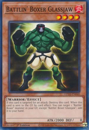 Image of Battlin' Boxer Glassjaw (LD10-EN040) - Legendary Duelists: Soulburning Volcano 1st Edition