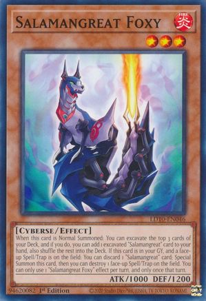 Image of Salamangreat Foxy (LD10-EN046) - Legendary Duelists: Soulburning Volcano 1st Edition