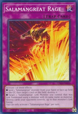Image of Salamangreat Rage (LD10-EN050) - Legendary Duelists: Soulburning Volcano 1st Edition