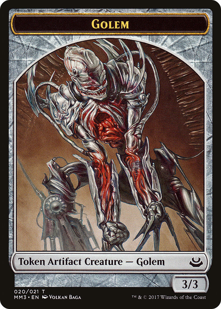 Image of Golem Token (MM3-020) - Modern Masters 2017 Tokens