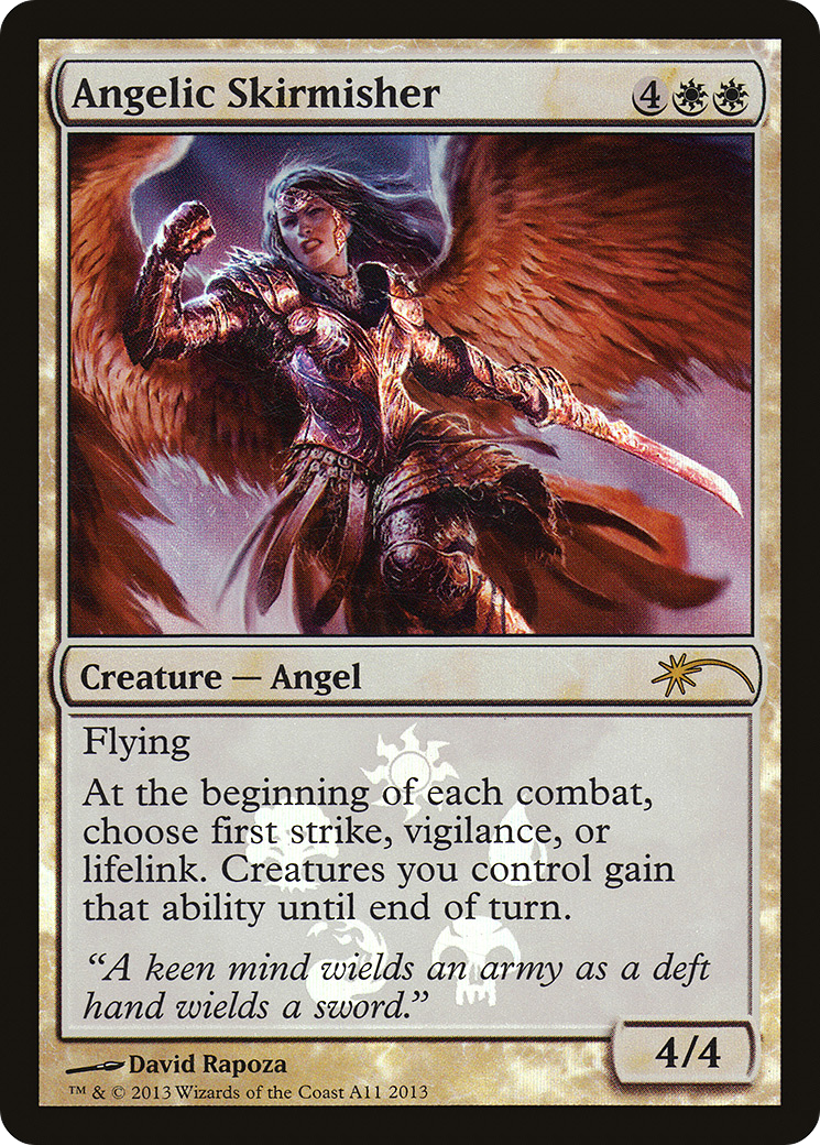 Image of Angelic Skirmisher (MEDIA-A11) - Gatecrash Promos Foil