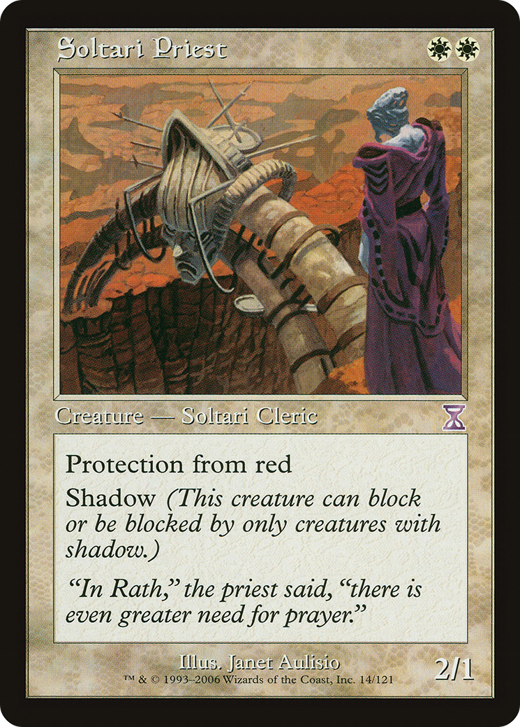 Image of Soltari Priest (TSB-014) - Time Spiral Timeshifted Foil