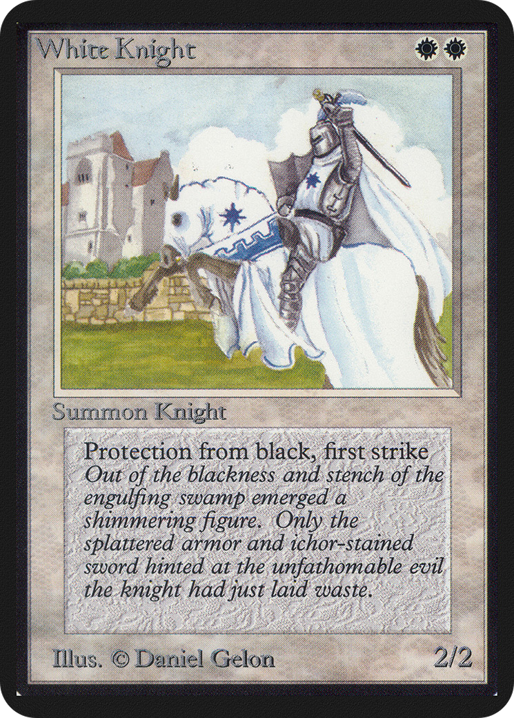 Image of White Knight (LEA-) - Limited Edition Alpha
