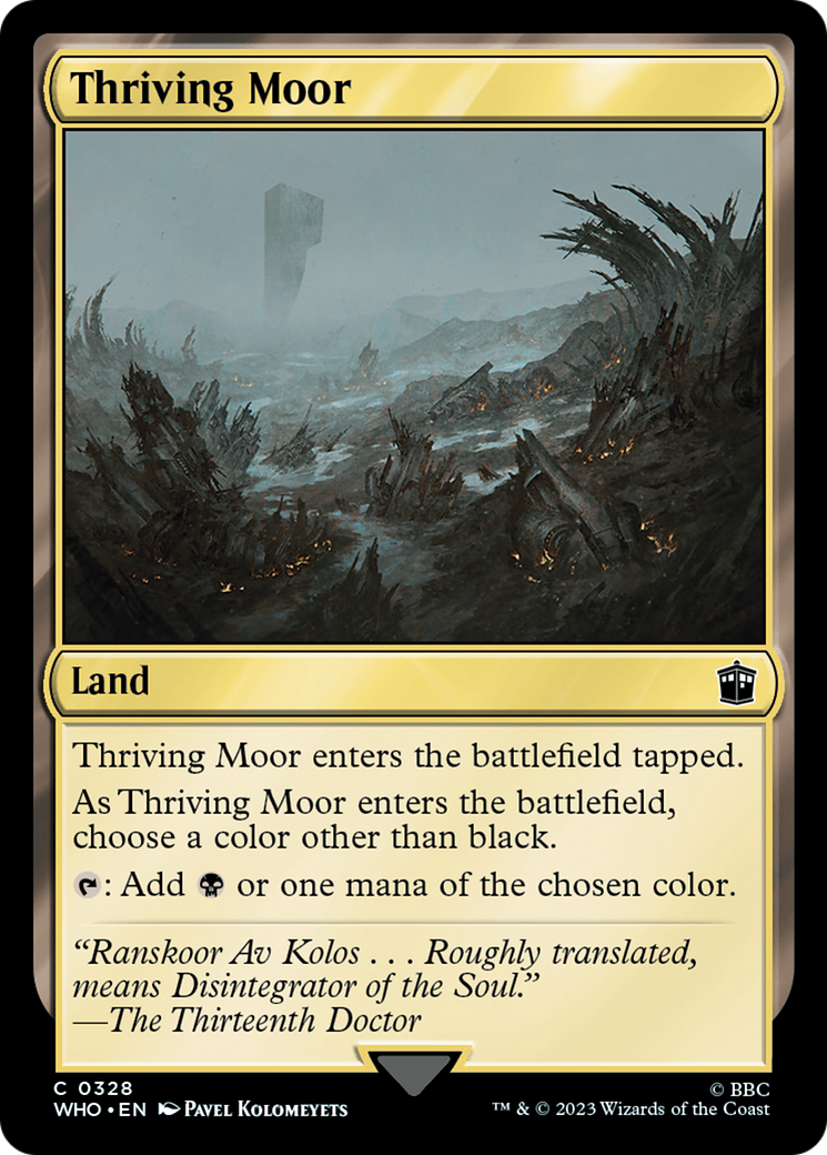 Image of Thriving Moor (WHO-328) - Doctor Who Foil