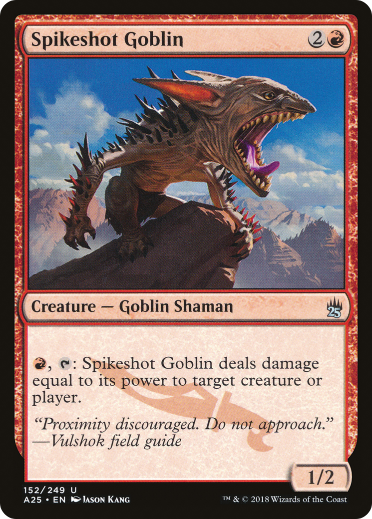 Image of Spikeshot Goblin (A25-152) - Masters 25 Foil
