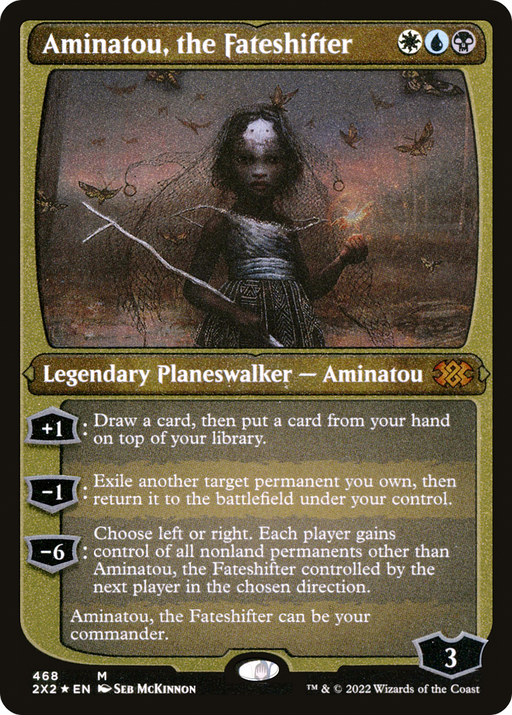 Image of Aminatou, the Fateshifter (2X2-468) - Double Masters 2022 Foil