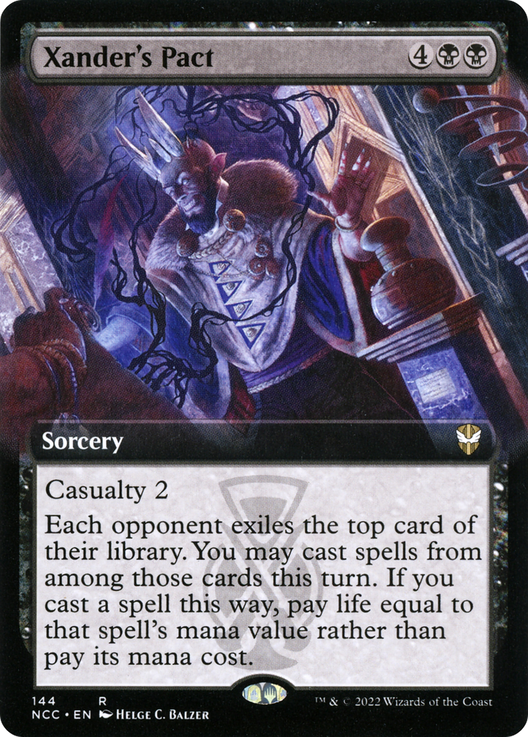 Image of Xander's Pact (Extended Art) (NCC-144) - New Capenna Commander: (Extended Art)