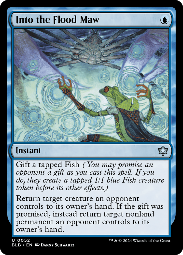 Image of Into the Flood Maw (BLB-052) - Bloomburrow Foil