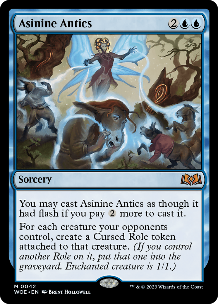 Image of Asinine Antics (WOE-042) - Wilds of Eldraine Foil