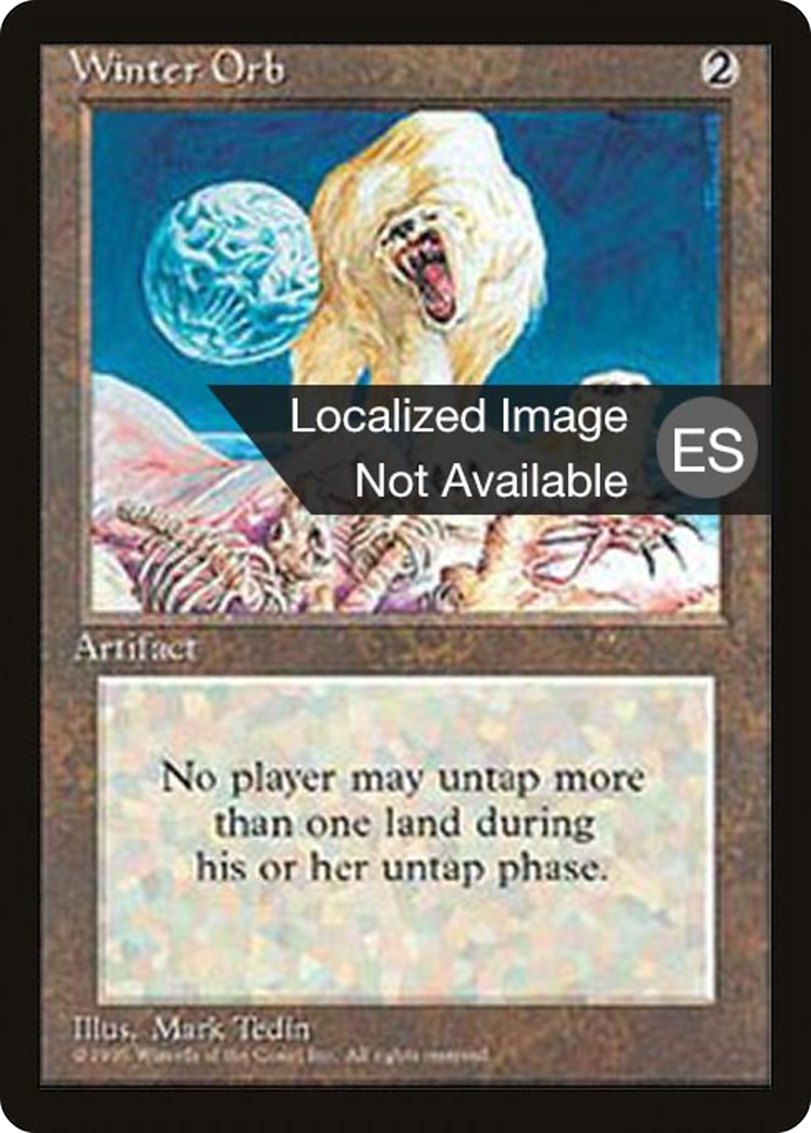 Image of Winter Orb (4BB-376) - Fourth Edition Foreign Black Border