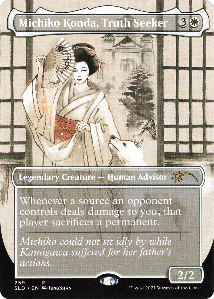 Image of Michiko Konda, Truth Seeker (SLD-259) - Secret Lair Drop (Borderless)