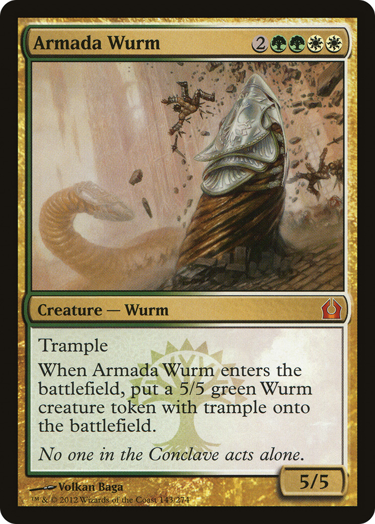 Image of Armada Wurm (RTR-143) - Return to Ravnica