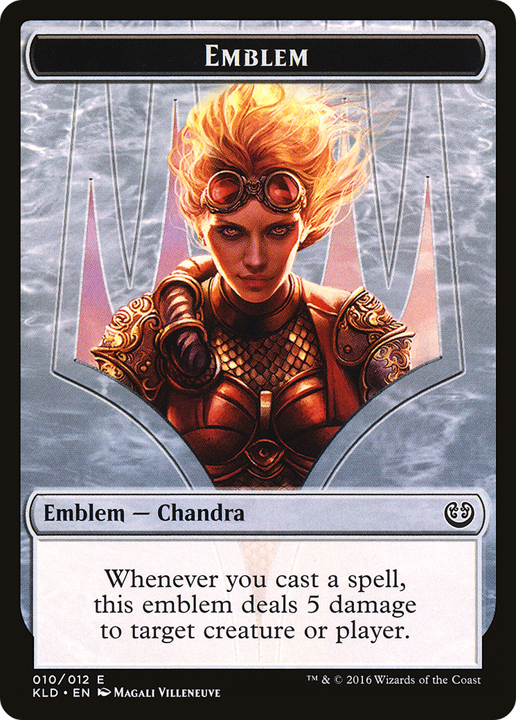 Image of Emblem - Chandra, Torch of Defiance (KLD-010) - Kaladesh Tokens