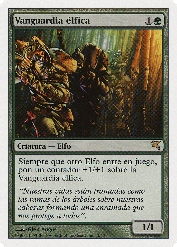 Image of Elvish Vanguard (Spanish) - 
