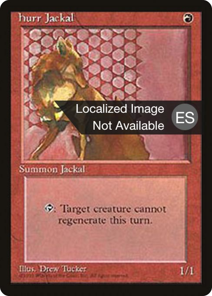 Image of Hurr Jackal (4BB-) - Fourth Edition Foreign Black Border