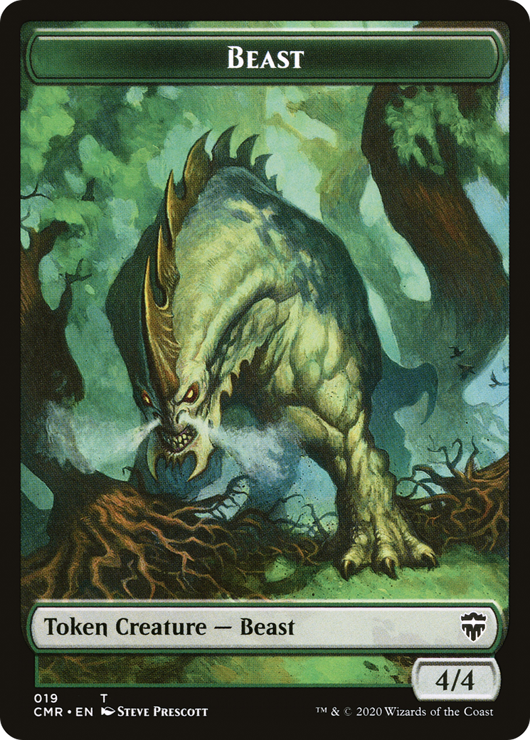 Image of Beast (TCMR-019) - Commander Legends Tokens