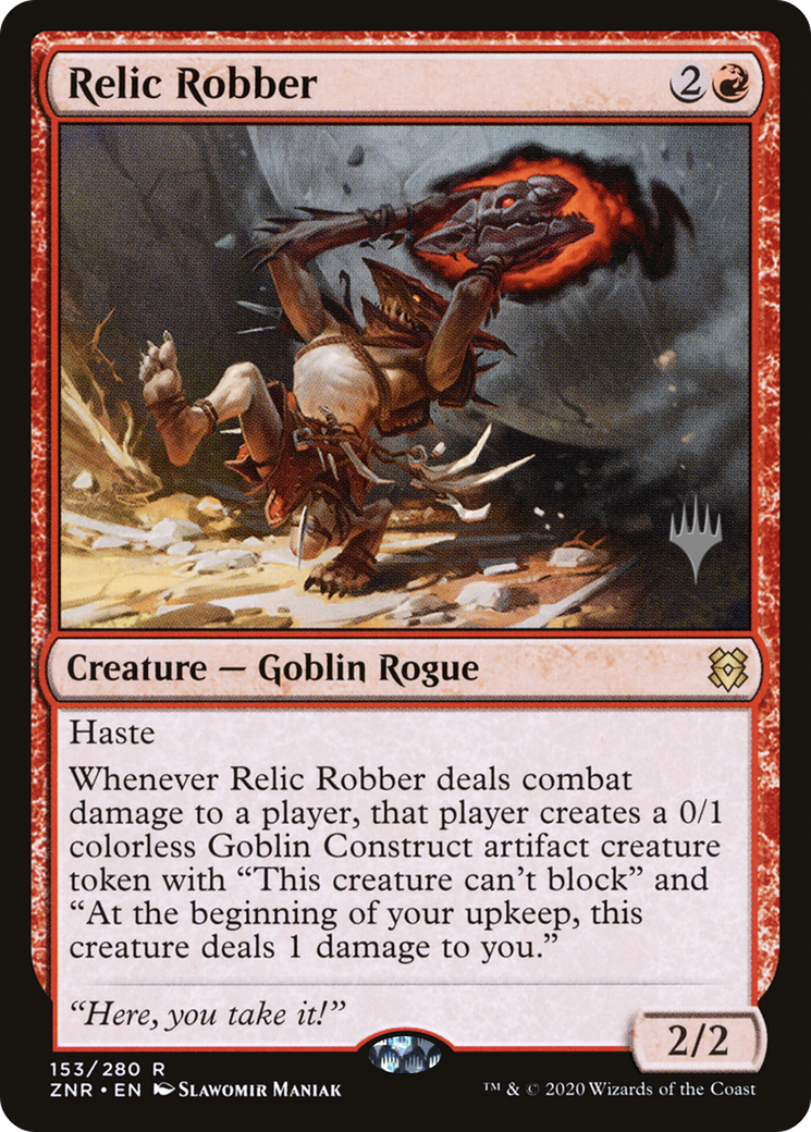 Image of Relic Robber (PPZNR-153P) - Zendikar Rising Promos