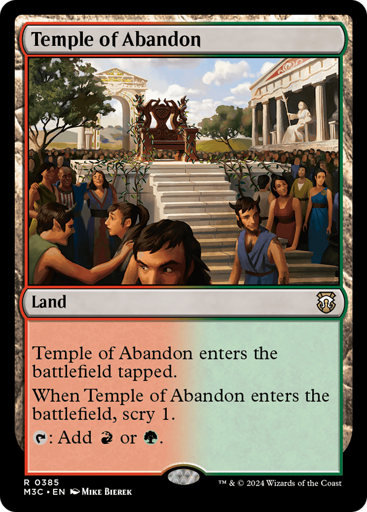 Image of Temple of Abandon (M3C-385) - Modern Horizons 3 Commander