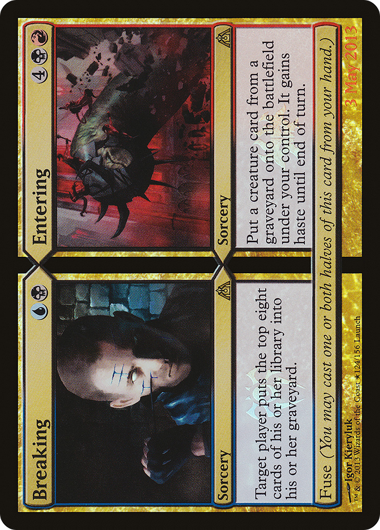 Image of Breaking // Entering (LARP-124) - Dragon's Maze Promos Foil