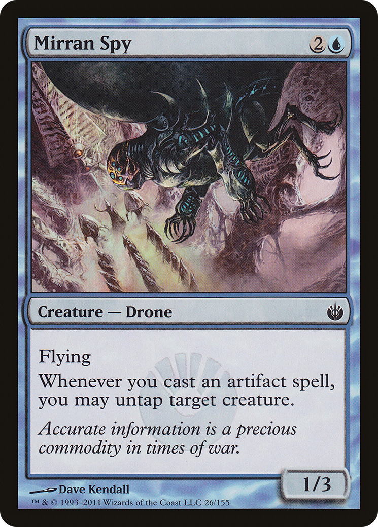 Image of Mirran Spy (MBS-026) - Mirrodin Besieged Foil
