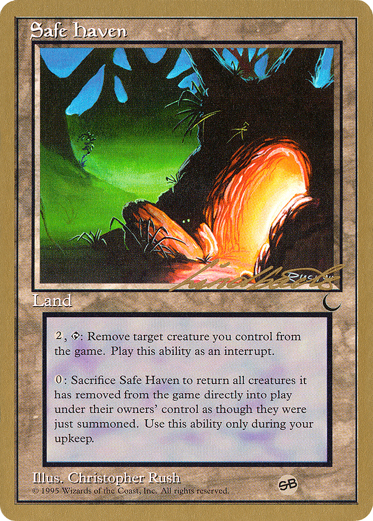 Image of Safe Haven - 1996 Leon Lindback (CHR) (SB) (WCD-) - Pro Tour Collector Set