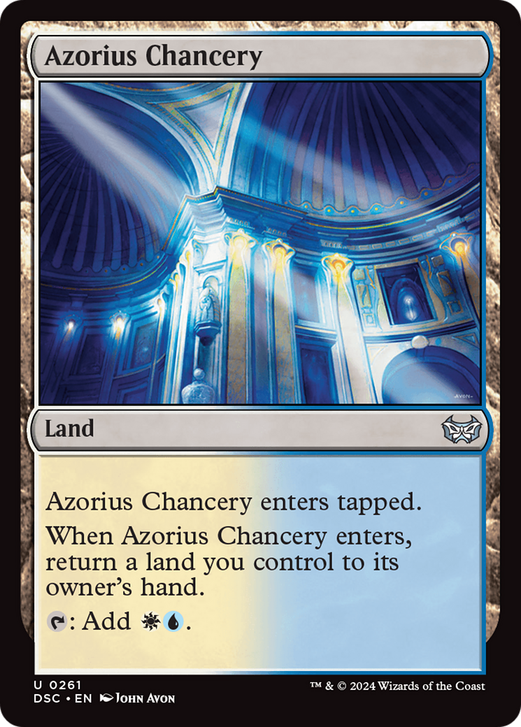 Image of Azorius Chancery (DSC-261) - Duskmourn: House of Horror Commander