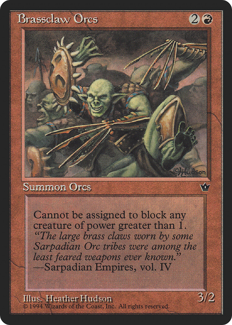 Image of Brassclaw Orcs (Claws) (FEM-) - Fallen Empires