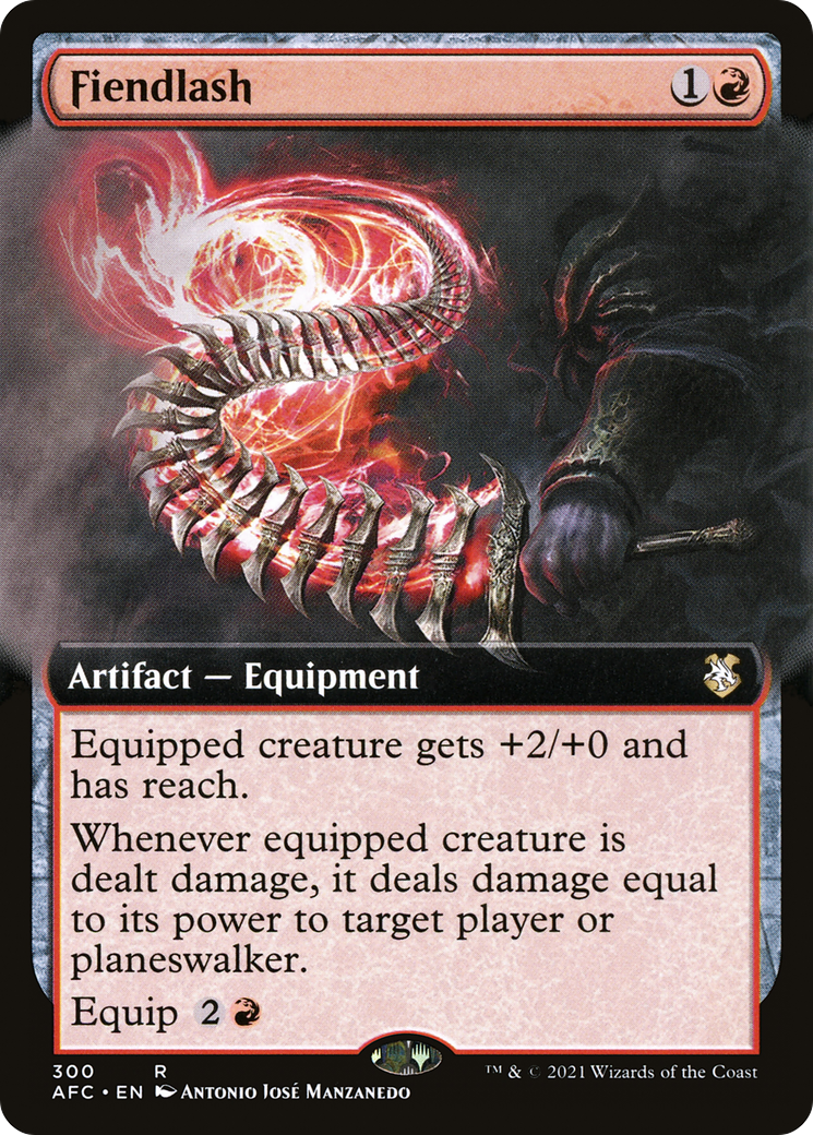Image of Fiendlash (Extended Art) (AFC-300) - Forgotten Realms Commander: (Extended Art)