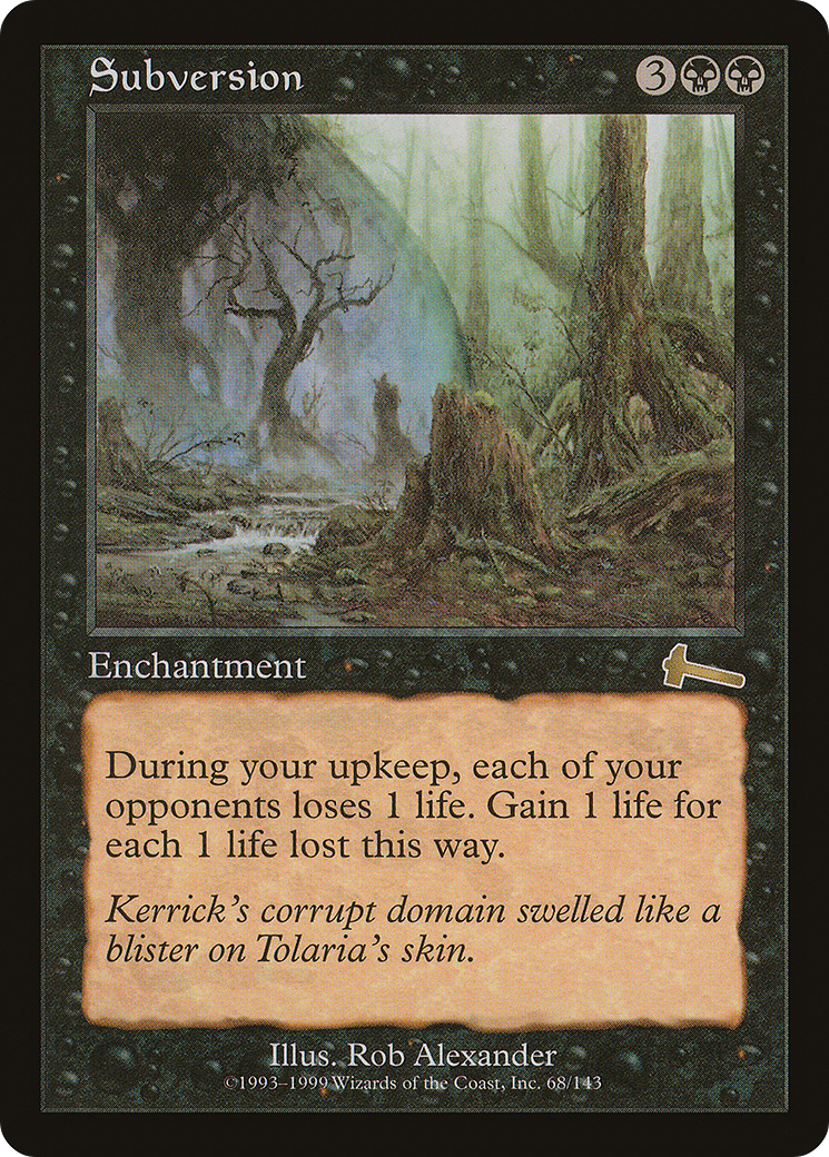 Image of Subversion (ULG-068) - Urza's Legacy Foil
