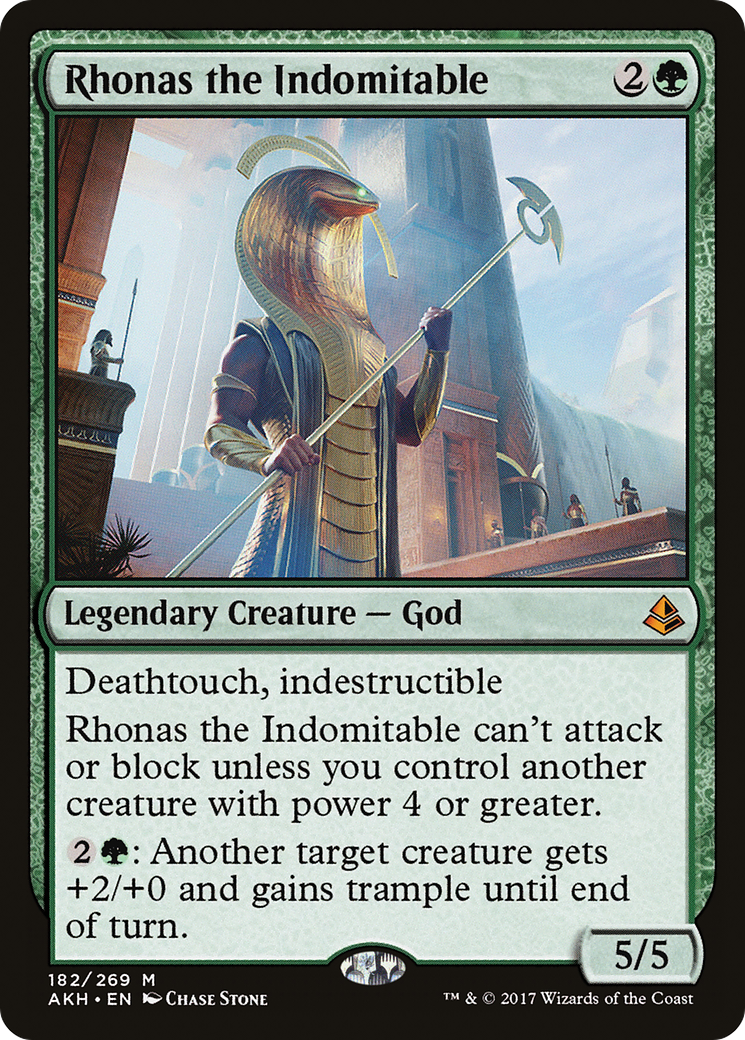 Image of Rhonas the Indomitable (AKH-182) - Amonkhet Foil