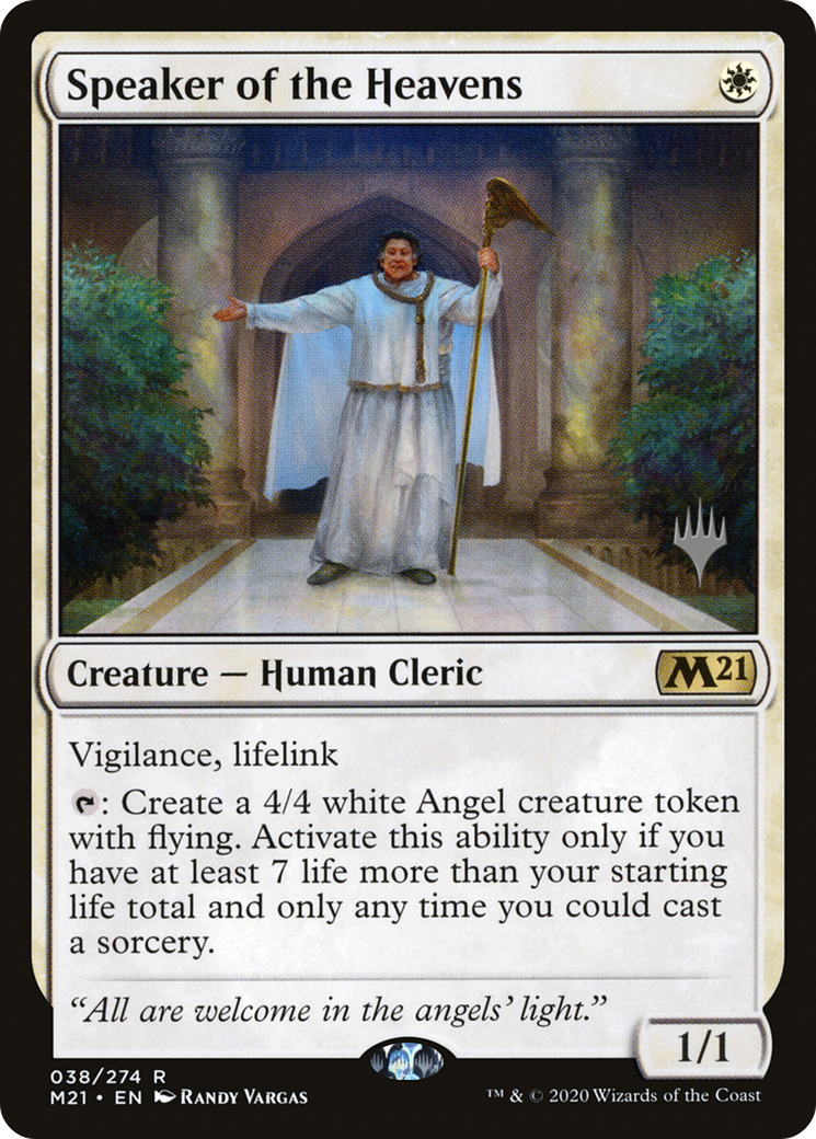 Image of Speaker of the Heavens (PPM21-038) - Core Set 2021 Promos Foil