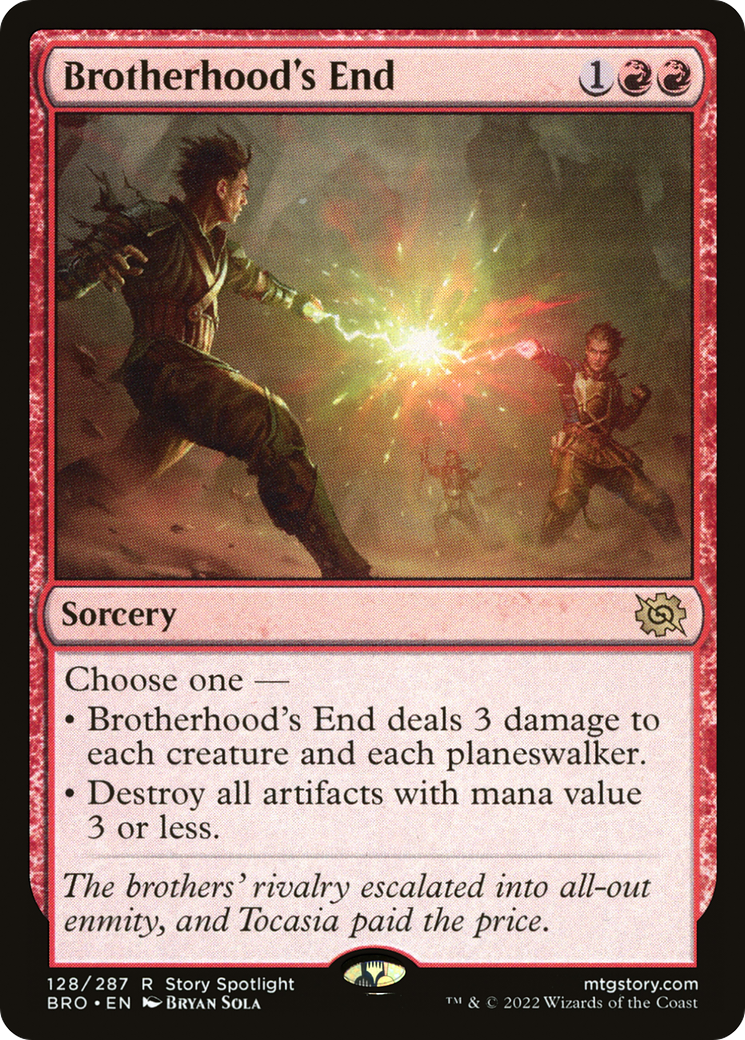 Image of Brotherhood's End (BRO-128) - The Brothers' War