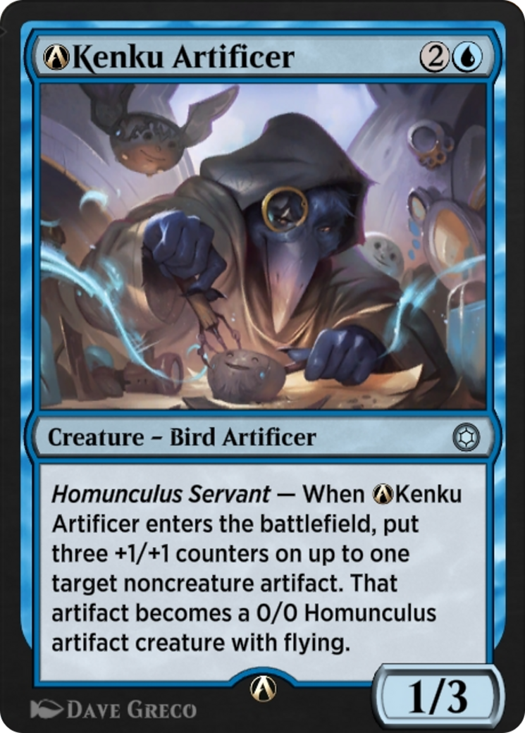 Image of A-Kenku Artificer (HBG-A-125) - Alchemy Horizons: Baldur's Gate