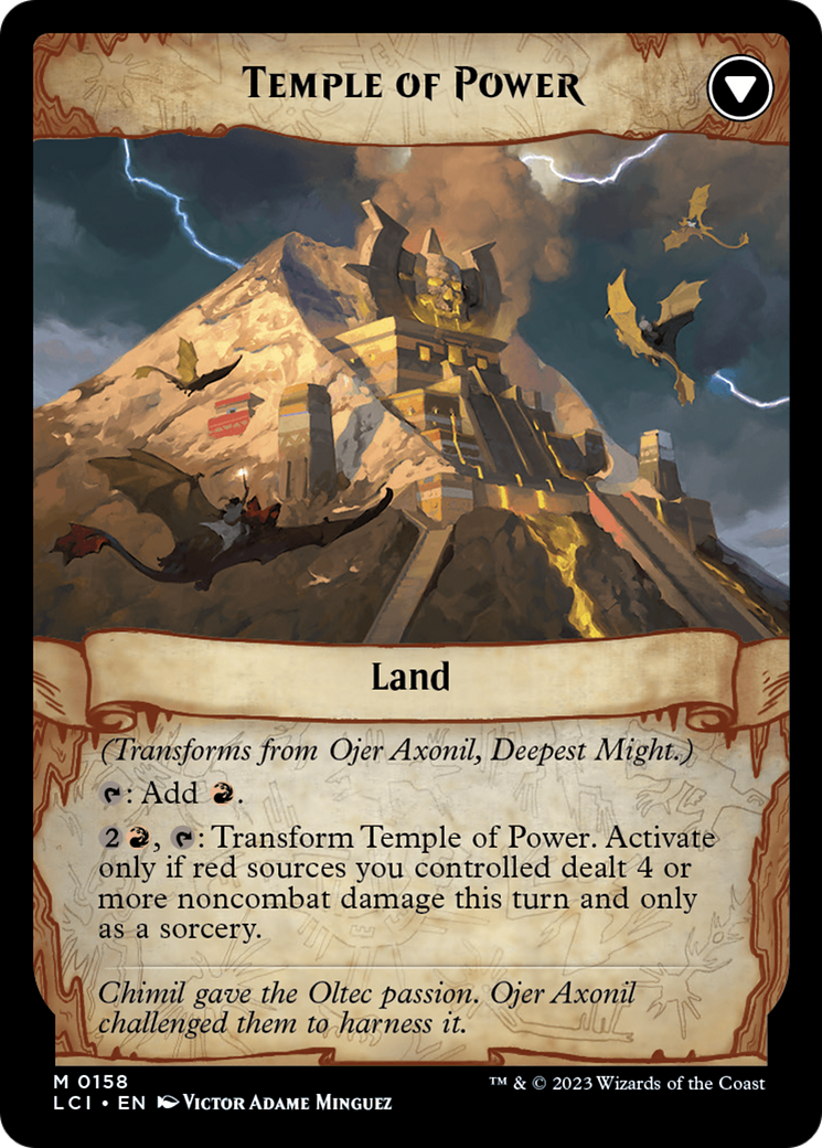 Image of Ojer Axonil, Deepest Might (LCI-158) - The Lost Caverns of Ixalan Foil