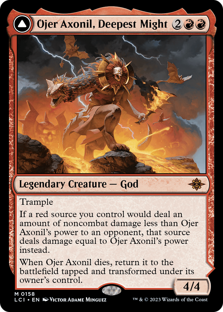 Image of Ojer Axonil, Deepest Might (LCI-158) - The Lost Caverns of Ixalan