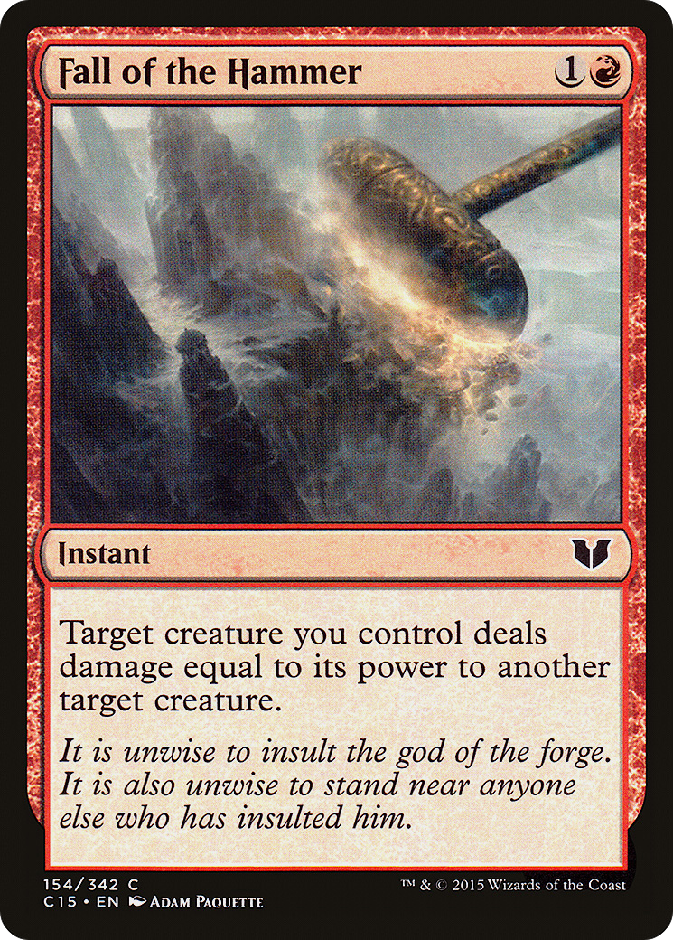 Image of Fall of the Hammer (C15-154) - Commander 2015