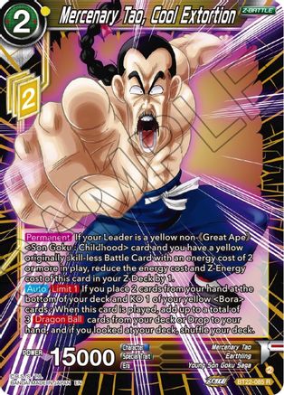 Image of Mercenary Tao, Cool Extortion (BT22-085) - Critical Blow Foil