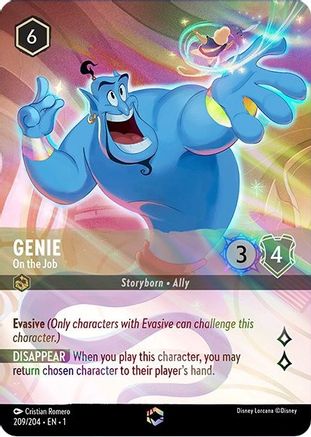 Image of Genie - On the Job (Enchanted) (209/204) - The First Chapter Holofoil