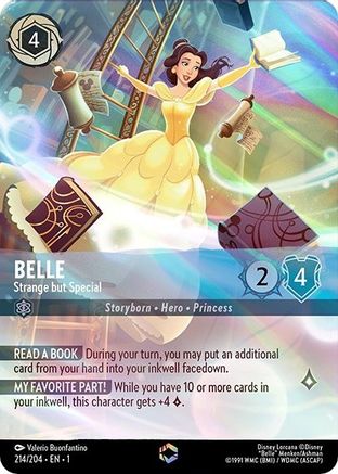 Image of Belle - Strange but Special (Enchanted) (214/204) - The First Chapter Holofoil