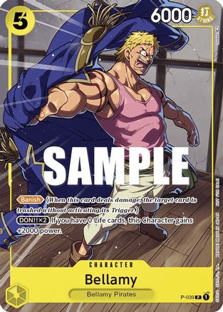 Image of Bellamy (Pirates Party Vol. 4) (P-039) - One Piece Promotion Cards
