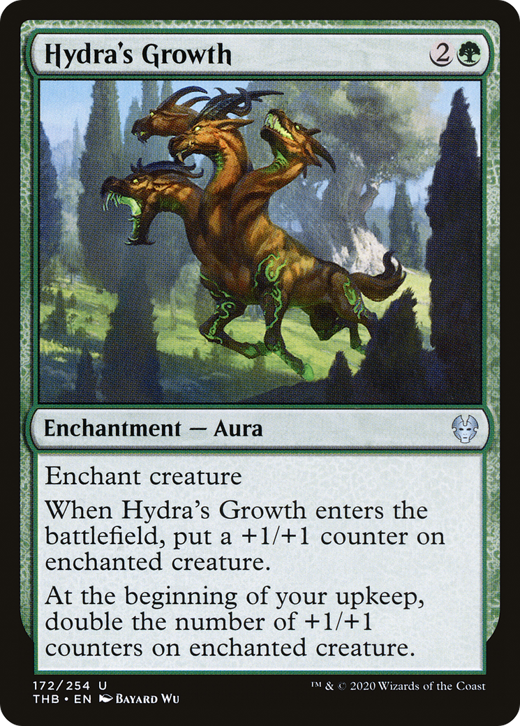 Image of Hydra's Growth (THB-172) - Theros Beyond Death Foil