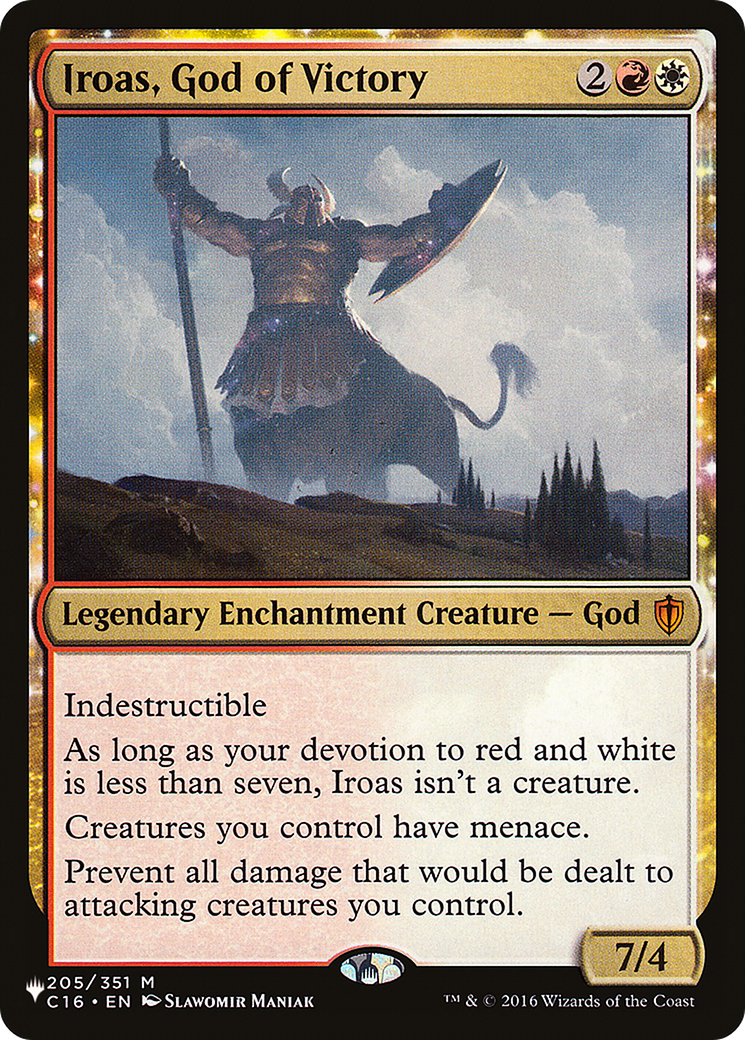 Image of Iroas, God of Victory (LIST-C16-205) - The List: (enchantment)
