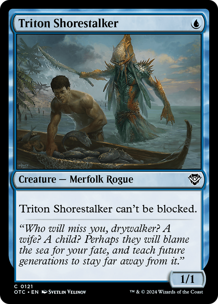 Image of Triton Shorestalker (OTC-121) - Outlaws of Thunder Junction Commander