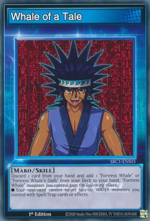 Image of Whale of a Tale (SBC1-ENS03) - Speed Duel: Streets of Battle City 1st Edition