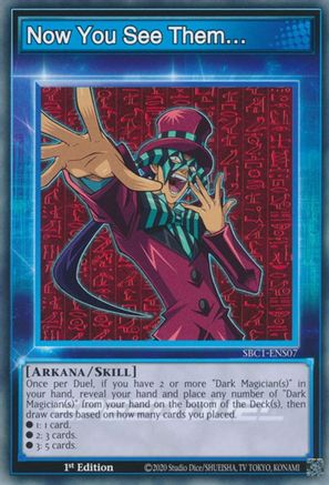Image of Now You See Them... (SBC1-ENS07) - Speed Duel: Streets of Battle City 1st Edition