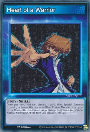 Image of Heart of a Warrior (SBC1-ENS10) - Speed Duel: Streets of Battle City 1st Edition