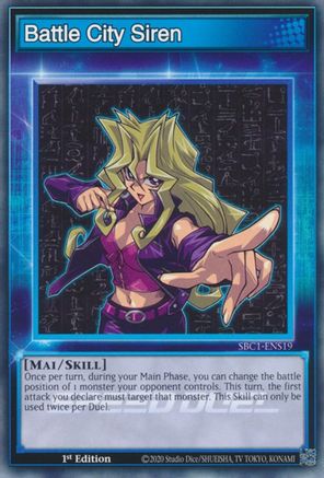 Image of Battle City Siren (SBC1-ENS19) - Speed Duel: Streets of Battle City 1st Edition