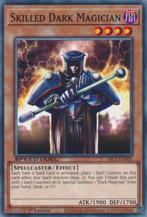 Image of Skilled Dark Magician (SBC1-ENA02) - Speed Duel: Streets of Battle City 1st Edition